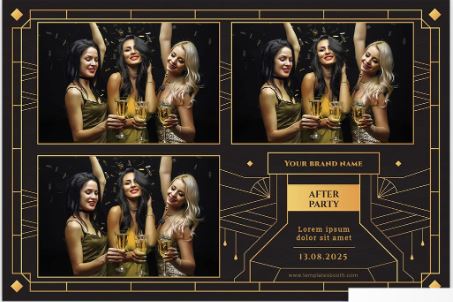 048_ Art Deco Party Photo Booth Template