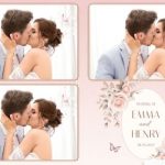 Blush Pink Wedding Photo Booth Template